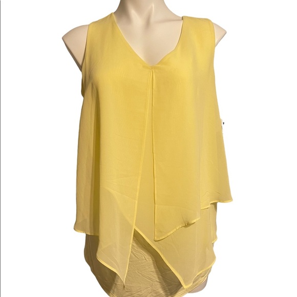 NWT AB STUDIOPopover woven sleeveless top blouse  size Medium - Picture 3 of 7